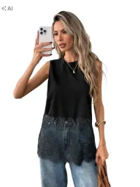 shein-czarna-bluzka-koronka-s06-xl