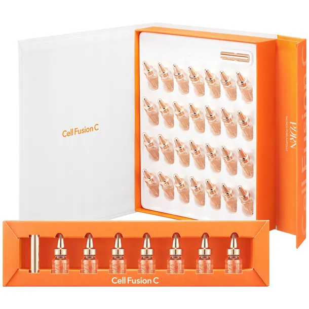 CELL FUSION C EXPERT Salmon PDRN Ampoule KURACJA UJĘDRNIAJĄCA 28 DNI 28 szt