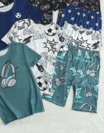 shein-koszulka-spodenki-komplet-pizama-s06-172-178