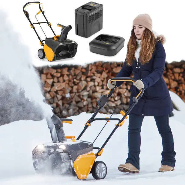 Odśnieżarka STIGA ST 700e Akumulatorowa 1 kW 50 cm Wyrzut 6 m Zestaw 7.5 Ah
