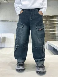 shein-spodnie-jeans-kieszenie-128-134