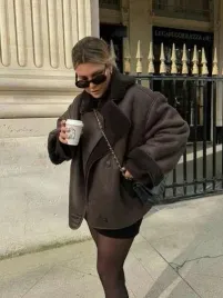 shein-brazowy-sztuczny-kozuch-w01-m
