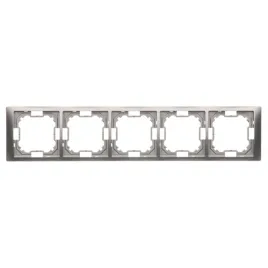 kontakt-simon-basic-neos-ramka-pieciokrotna-5x-uniwersalna-inox-bmrc5-21