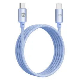 forever-kabel-vibe-usb-c-usb-c-10-m-60w-jasnoniebieski
