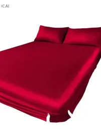 shein-czerwone-przescieradlo-gumka-s07-138x190cm