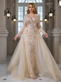 shein-bezowa-maxi-sukienka-tiul-zdobienie-s06-m