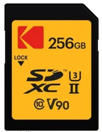karta-pamieci-kodak-sd-256gb-uhs-ii-v90-do-4k-i-8k-uhd