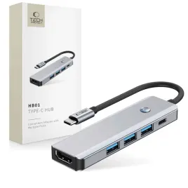 5w1-hub-adapter-usb-c-pd-usb-a-hdmi-4k-60hz-100w-szary