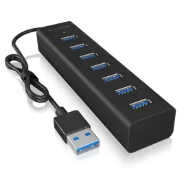 icy-box-7-portowy-hub-usb-3-0-z-zasilaczem-aluminium