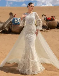 shein-bezowa-maxi-sukienka-cekiny-s06-m