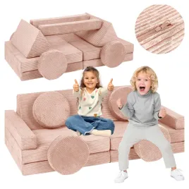 sofa-modulowa-dla-dzieci-piankowa-klocki-pudrowy-roz-sztruks-polska-firma