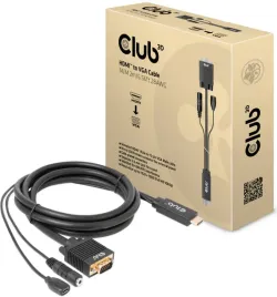 kabel-hdmi-do-vga-2m-clu3d-cac-1712-wysoka-jakosc-obrazu