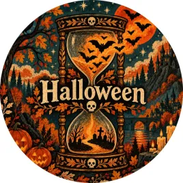 etykiety-naklejki-na-halloween-klepsydra-z-nietoperzami-6-cm-12-szt
