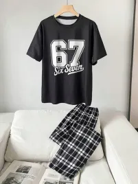 shein-t-shirt-spodnie-pizama-komplet-s06-152-160cm
