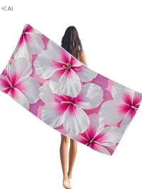 shein-recznik-plazowy-wzor-kwiaty-s07-90x180cm