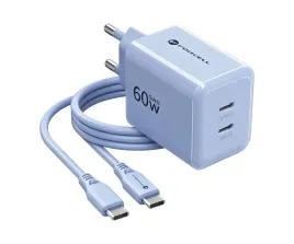 ladowarka-forcell-f-energy-crystal-color-gan-iii-2xusb-c-avs-60w-niebieska