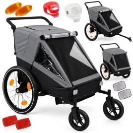 przyczepka-rowerowa-wozek-spacerowy-jogger-dwuosobowa-3w1-dla-dzieci-40kg
