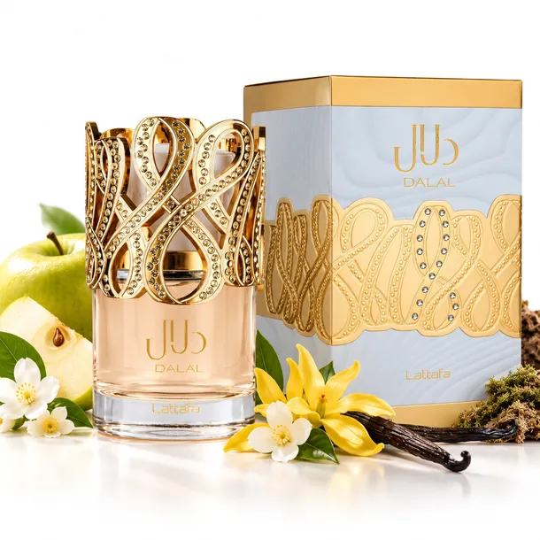 LATTAFA DALAL 100 ML – WODA PERFUMOWANA DLA KOBIET EDP – PERFUMY ARABSKIE OWOCOWO-KWIATOWE