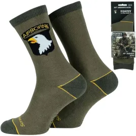 skarpety-bawelniane-trekkingowe-us-101st-airborne-fostex-dlugie-olive-35-38