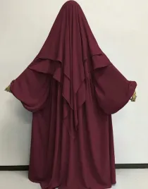 shein-bordowa-sukienka-chusta-komplet-s06-m