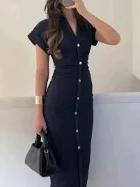 shein-granatowa-midi-sukienka-s06-m
