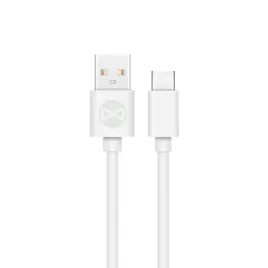 forever-kabel-usb-usb-c-10-m-3a-bialy
