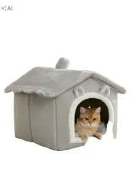 shein-szare-legowisko-dla-kota-dom-s07-37x31x33