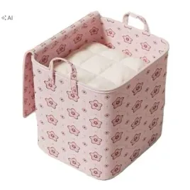 shein-rozowy-organizer-do-szafy-kwiaty-s07-45x60x60cm