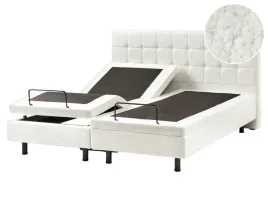 lozko-regulowane-boucle-duke-160-x-200-cm-zlamana-biel-podwojne-bialy