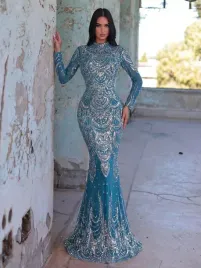 faeriesty-zdobiona-maxi-sukienka-dlugi-rekaw-stojka-cekiny-pk01-m
