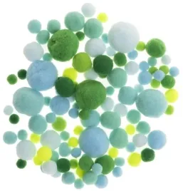 pompony-dekoracyjne-odcienie-zielony-i-niebieski-20g
