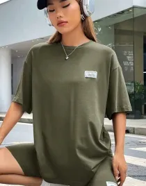 shein-zielony-t-shirt-naszywka-s09-l