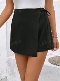 shein-czarne-krotkie-spodnico-spodenki-s09-m