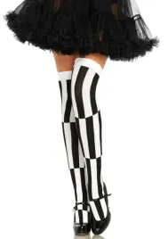 leg-avenue-6340-ponczochy-wysokie-optical-illusion-czarno-biale-one-size