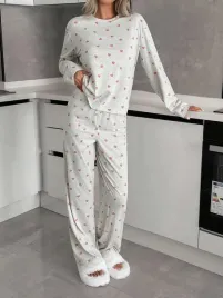 shein-szara-pizama-wzor-serce-spodnie-bluzka-pk01-s