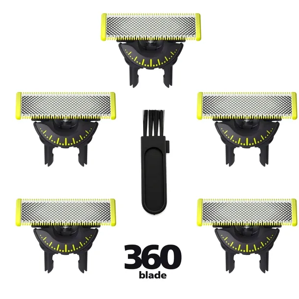 5X OSTRZA 360 DO GOLARKI PHILIPS ONEBLADE PRO GŁOWICE NOŻE WKŁADY WYMIENNE