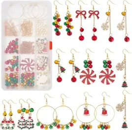 zestaw-diy-do-robienia-kolczykow-swiatecznych-10-par-choinka-platek-sniegu
