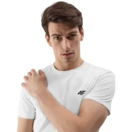 koszulka-meska-4f-male-logo-4fwss24ttshm1154-bialy