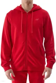 bluza-meska-rozpinana-4f-wss24tswsm0951-czerwona