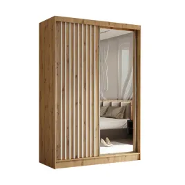 szafa-150-lustro-dab-artisan-biale-lamele-lam150