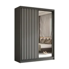 szafa-160-cm-szara-grafit-biale-lamele-lam160