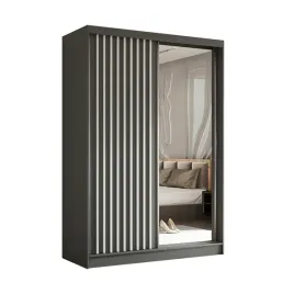 szafa-150-cm-szara-grafit-biale-lamele-lam150