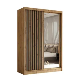 szafa-150-cm-z-lamelami-dab-artisan-czarne-lam150