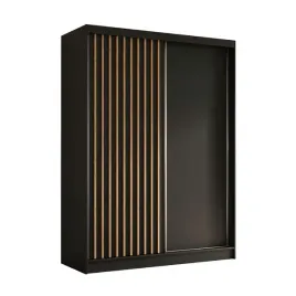 szafa-dwudrzwiowa-160-cm-czarna-lamele-dab-artisan-lam160