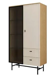 witryna-niska-90-cm-z-szufladami-dab-wiosenny-macadamia-elora-4