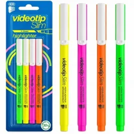 zakreslacze-fluo-neonowe-4-kolory-ico-videotip-slim-3mm-markery-pisaki