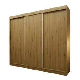 szafa-240cm-trzydrzwiowa-dab-artisan-z-szufladami-mrp240