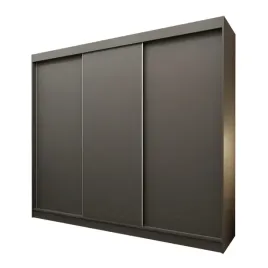 szafa-240cm-trzydrzwiowa-grafit-z-szufladami-mrp240