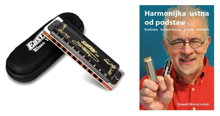 Harmonijka ustna diatoniczna z etui east top c-dur t008k + samouczek