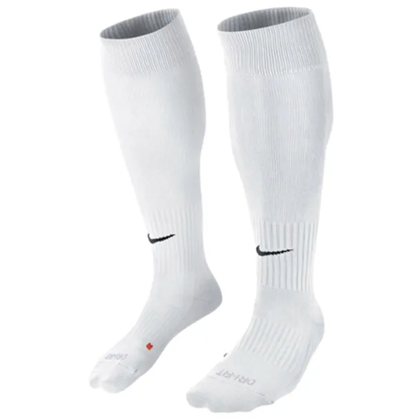 NIKE Getry Piłkarskie Classic II SX5728-100 Skarpety Dri-FIT Białe r.34-38